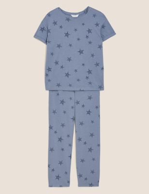 Cotton Rich Star Print Pyjama Set | M&S Collection | M&S