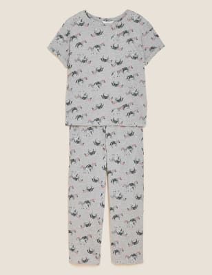 Dalset vrouw fluiten Cotton Rich Zebra Print Pyjama Set | GmarShops DK