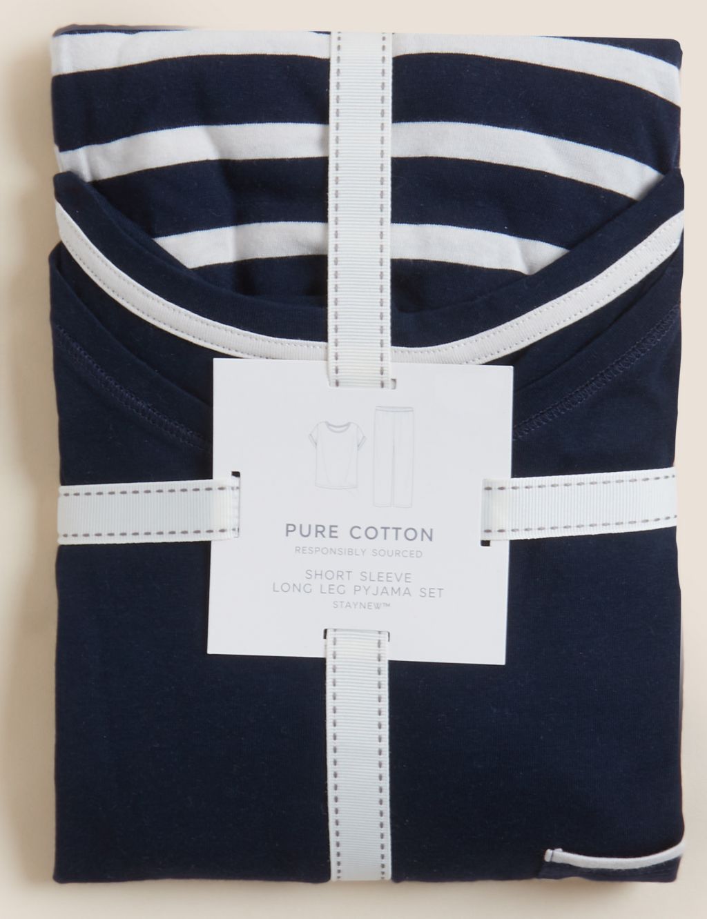 Pure Cotton Striped Pyjama Set image 2