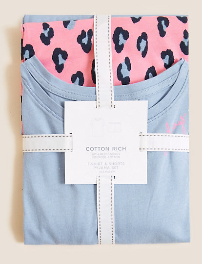Pure Cotton Shortie Pyjama Set