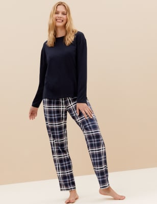 Cotton best sale pyjamas m&s