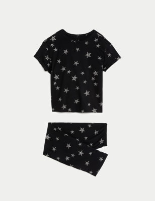 Pure Cotton Star Print Pyjama Set