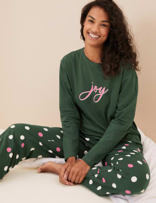 Womens 2025 spotty pyjamas