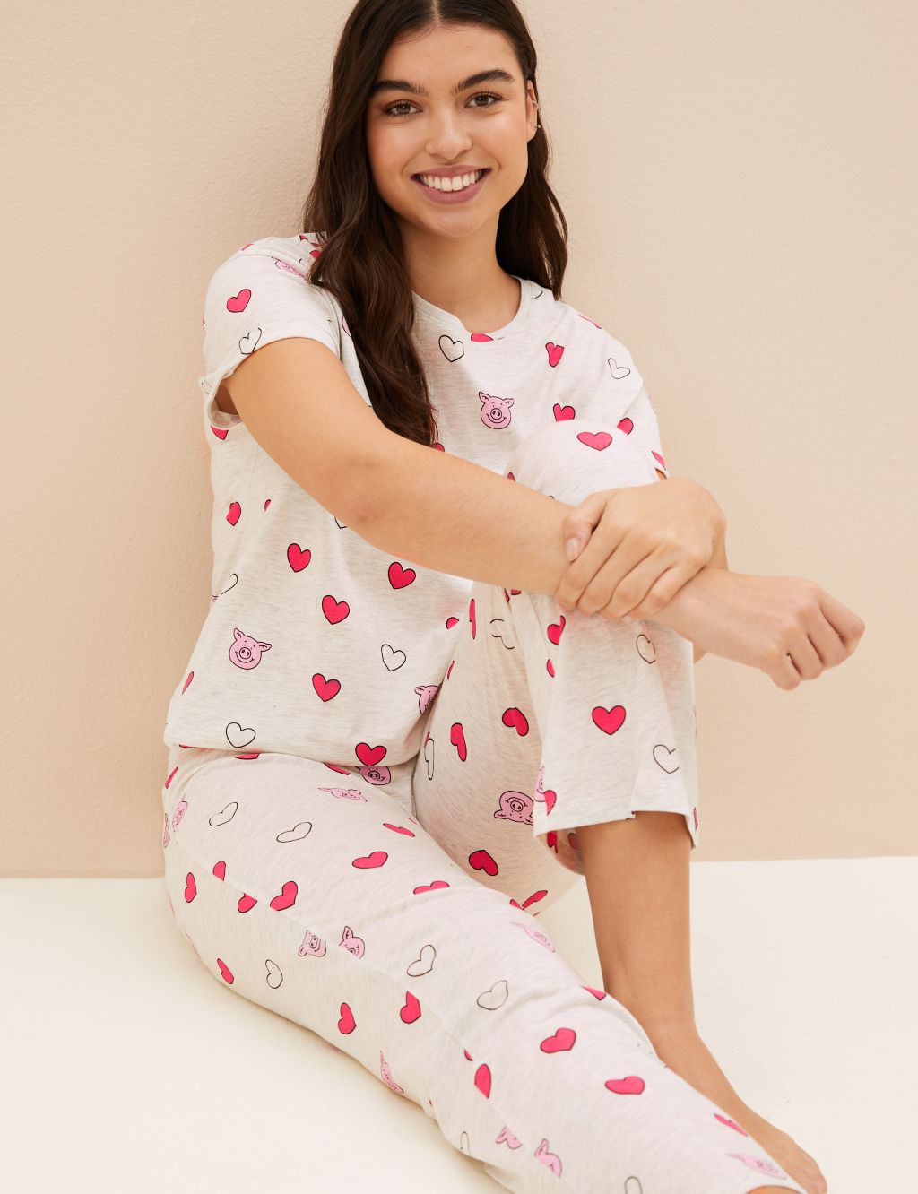 Cotton Rich Percy Pig™ Pyjama Set image 2