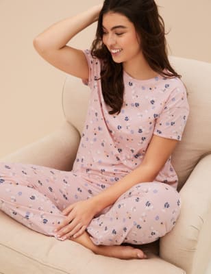 Pure Cotton Floral Pyjama Set