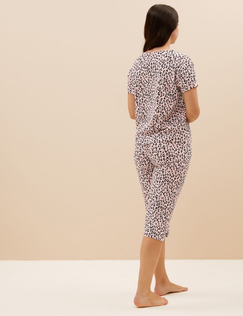 Pure Cotton Leopard Print Pyjama Set image 4