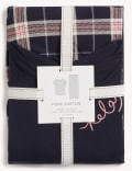 Pure Cotton Checked Pyjama Set