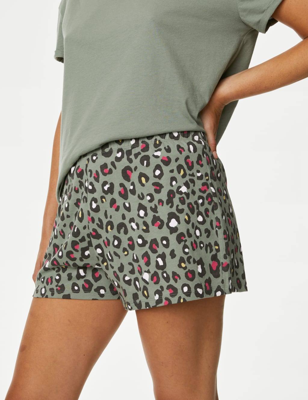 Pure Cotton Leopard Shortie Set image 3