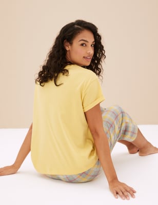 M&s ladies cropped discount pyjamas