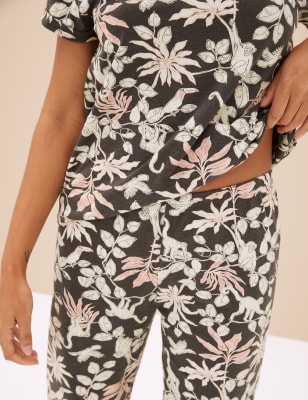 M&s ladies cropped pyjamas hot sale