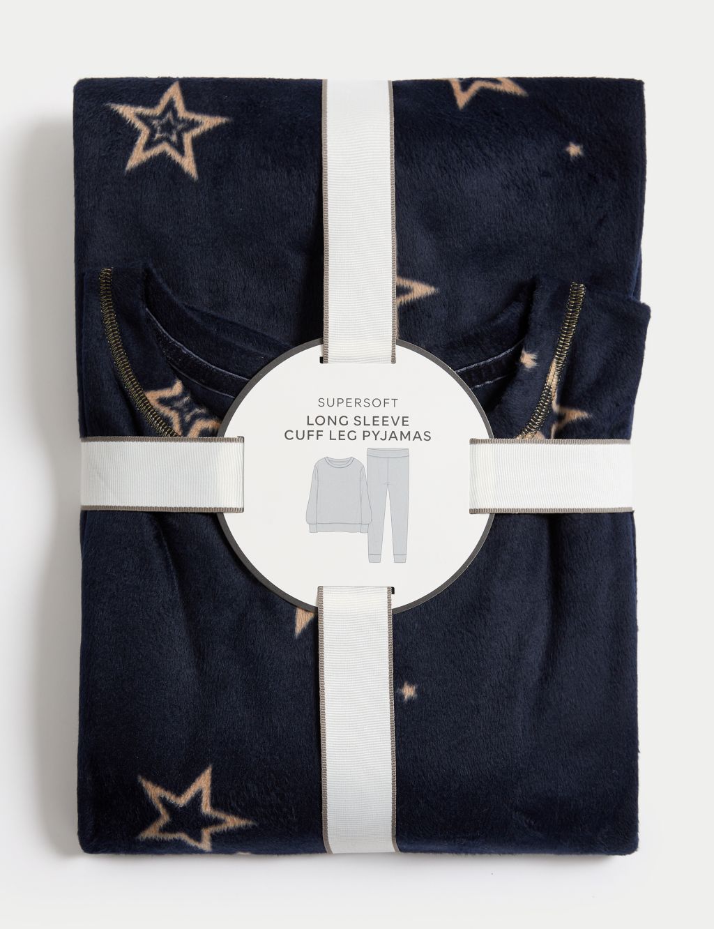 Fleece Star Print Pyjama Set image 7