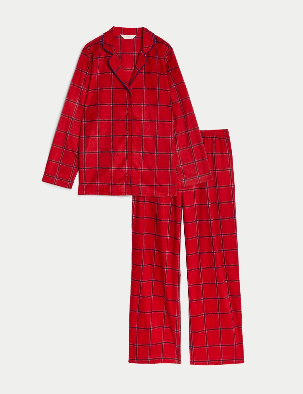 Fleece Checked Pyjama Set image 2