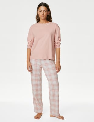 Pure Cotton Checked Pyjama Set