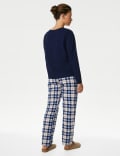 Pure Cotton Checked Pyjama Set