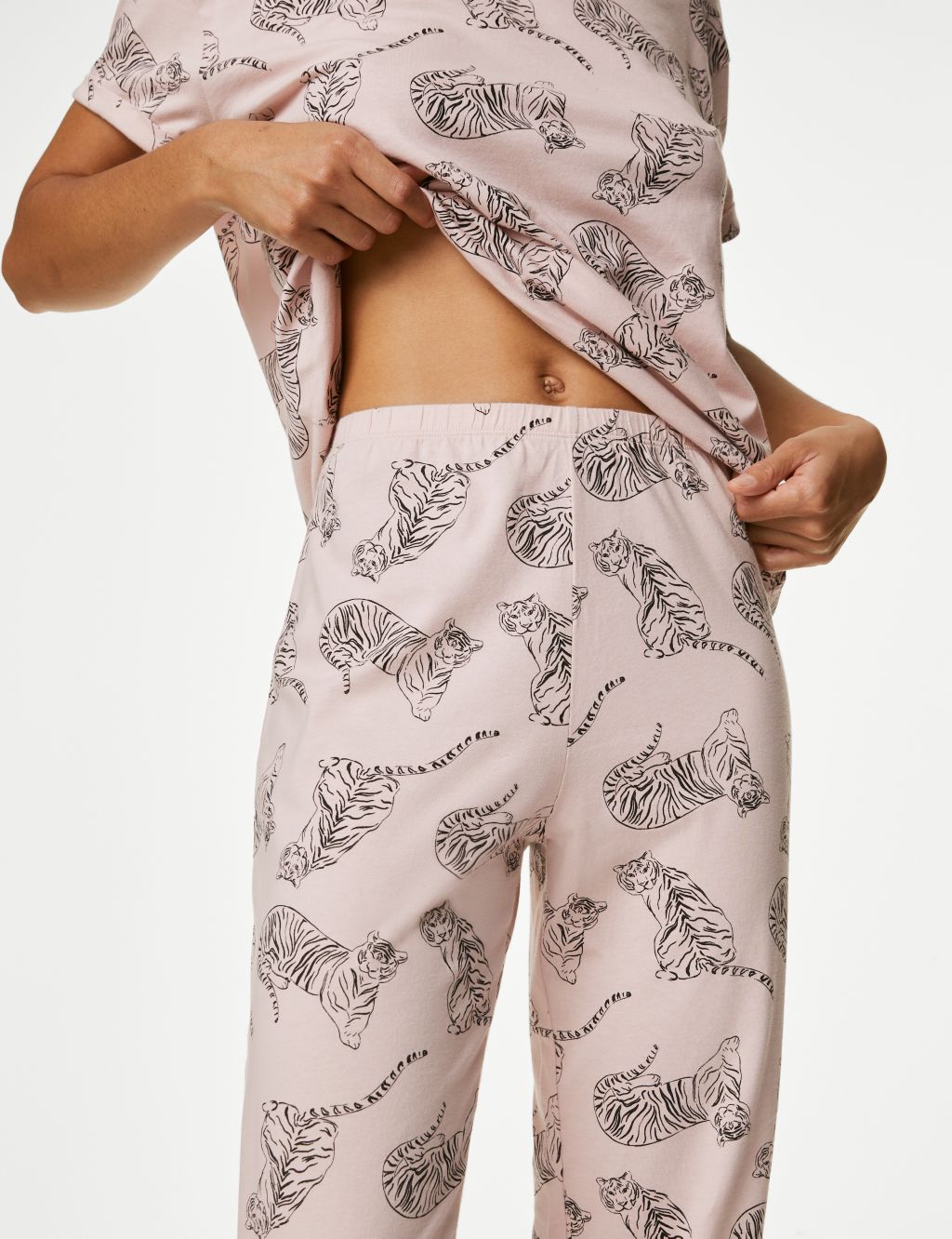 Pure Cotton Tiger Print Pyjama Set image 4
