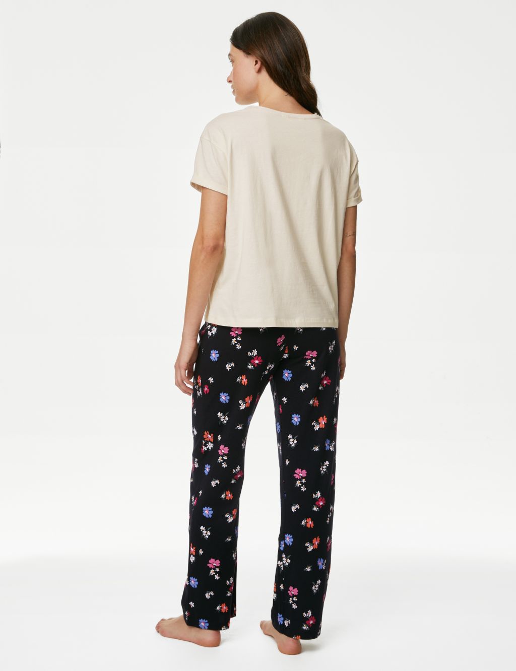 Pure Cotton Floral Print Pyjama Set image 3
