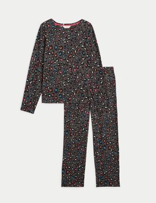 Cotton Rich Animal Print Pyjama Set