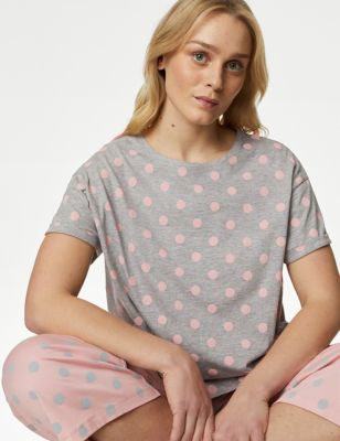 Cotton Rich Crop Leg Pyjama Set - BH