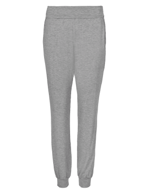 cotton cuffed pyjama bottoms