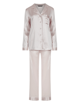 Pure Silk Revere Collar Pyjamas | Rosie for Autograph | M&S