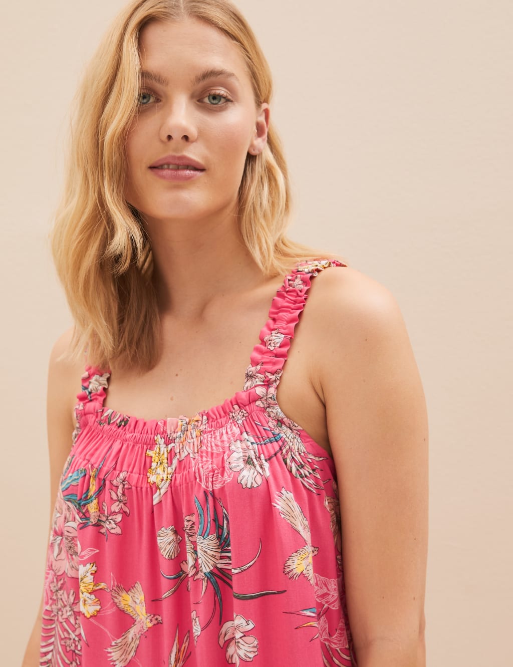 Floral Short Chemise image 2