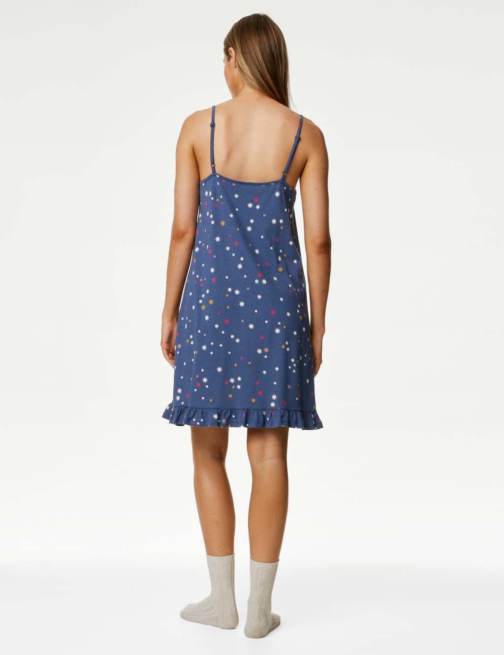 Cotton Modal Star Print Chemise image 4