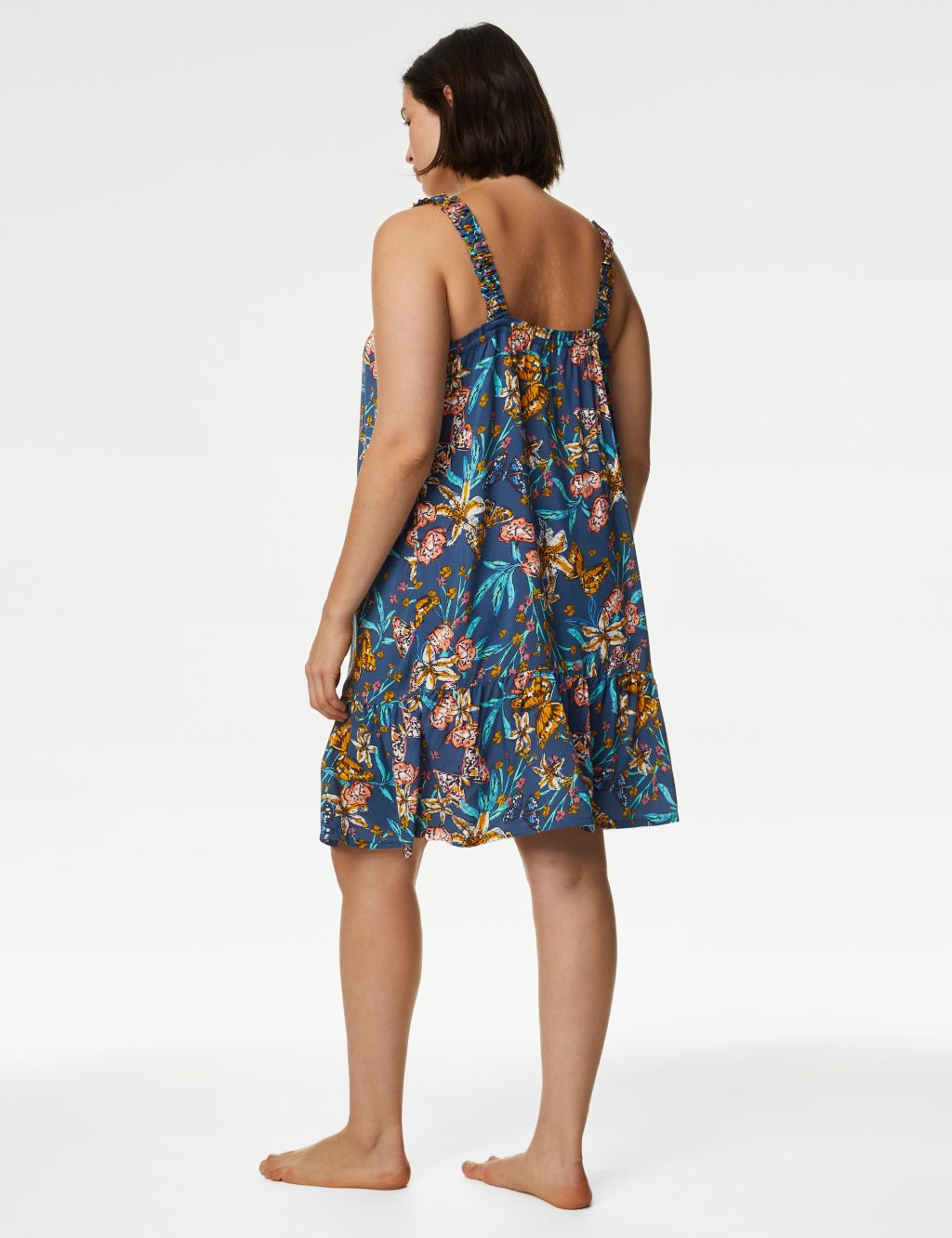 Floral Strappy Chemise image 4