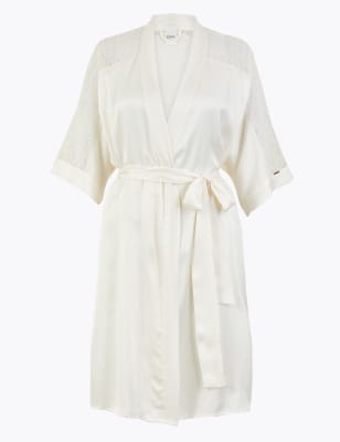 silk wrap dressing gown