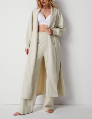

Womens Rosie Lounge-Strickjacke mit hohem Baumwollanteil - Ivory, Ivory