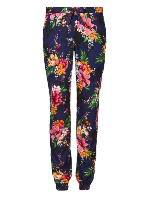 ladies cuffed pyjama bottoms