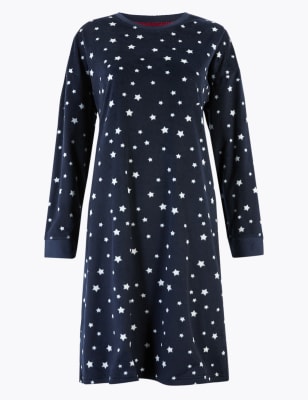 marks and spencer fleece nightdress