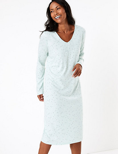 Cool Comfort™ Cotton Modal Spot Print Nightdress