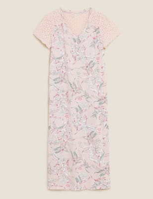 Marks and spencer ladies cotton online nightdresses