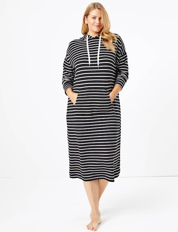 Flexifit™ Striped Long Nightdress