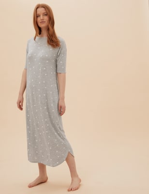 m&s long nighties