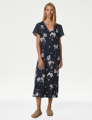 M&s nightdresses long hot sale