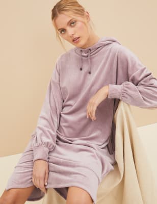 

M&S Collection Vestido polar informal acanalado Flexifit™Womens - Brown Haze, Brown Haze