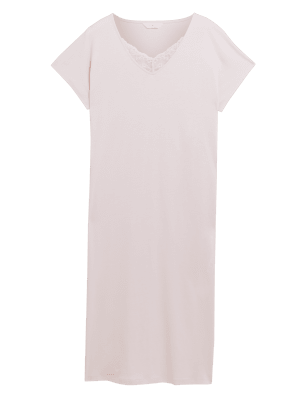 

M&S Collection Camisón largo Cool Confort™ de modal de algodónWomens - Soft Pink, Soft Pink