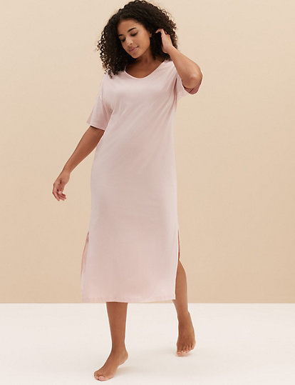 Cotton Modal Short Sleeve Nightdress