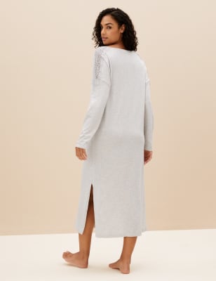 Cool Comfort™ Cotton Modal Long Sleeve Nightdress