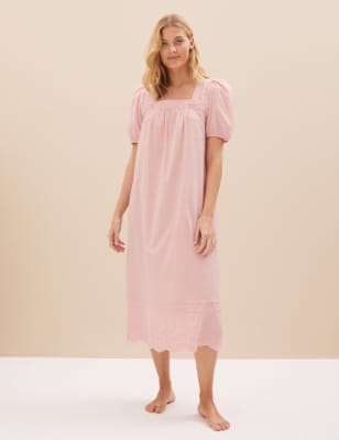 Pure Cotton Long Nightdress