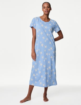 Cotton nightdress marks and hot sale spencer