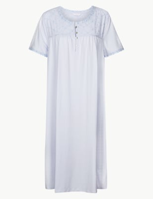 marks and spencer ladies cotton nightdresses