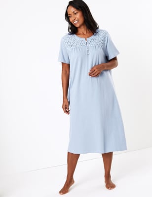 embroidered nightdress