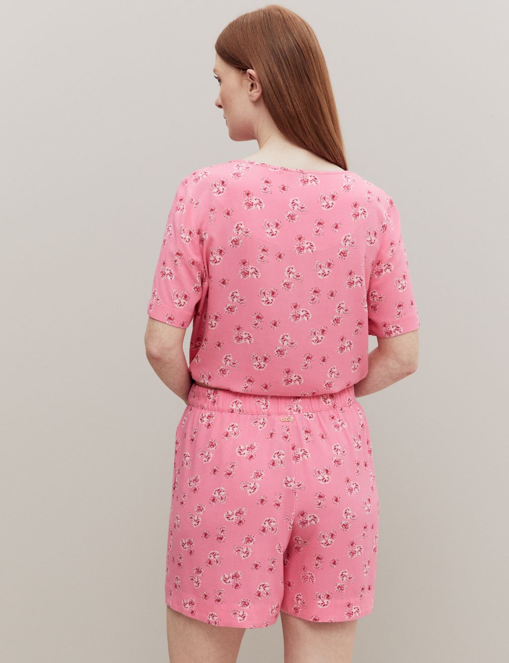 Floral Print Pyjama Shorts image 2