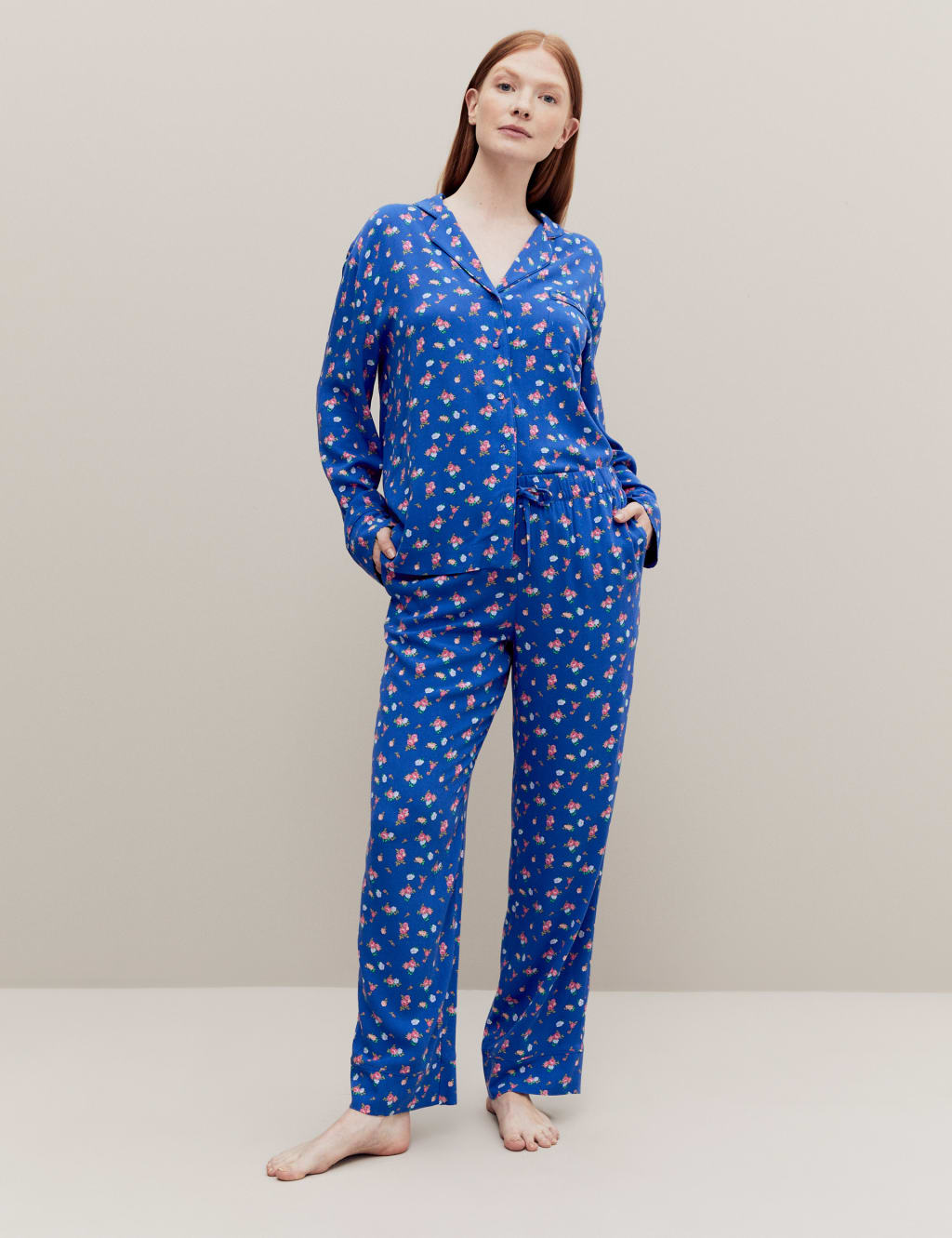 Floral Print Pyjama Bottoms image 1
