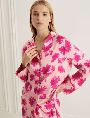 Marks and best sale spencer satin nightwear