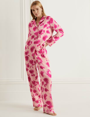 Laylani Satin Floral Pyjama Set