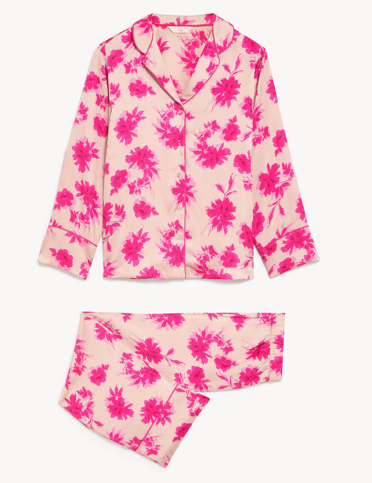 Laylani Satin Floral Pyjama Set