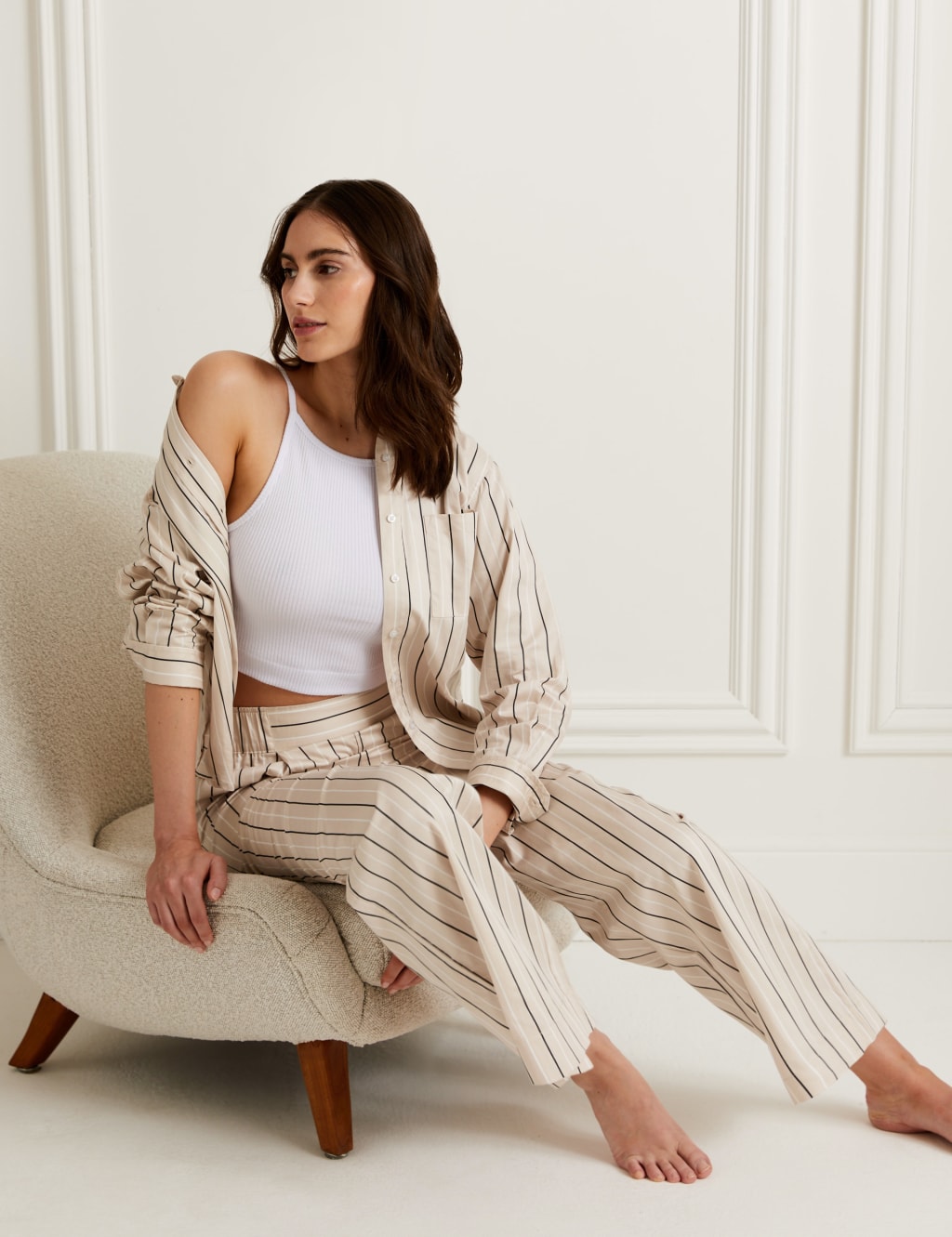 Pure Cotton Lounge Trousers image 3